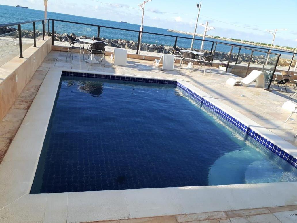 205 Flat Mobiliado Com Vista Lateral Mar Na Praia De Iracema Appartement Fortaleza  Buitenkant foto